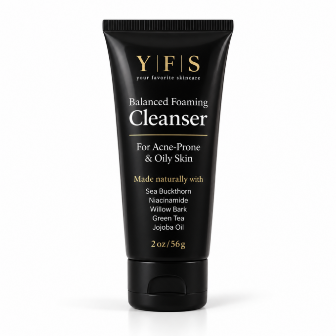 Black Balanced Foaming Cleanser Tube
