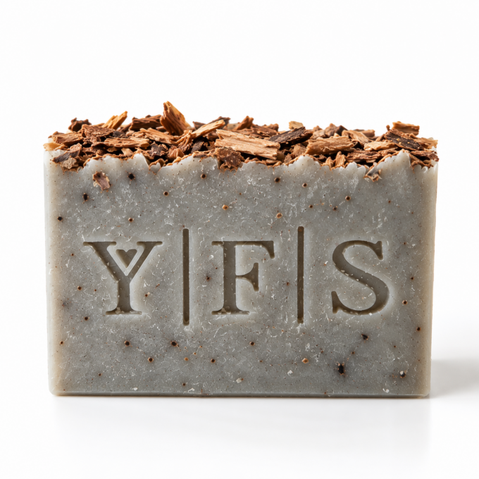 Rustic YFS Wood-Shaving Soap Bar